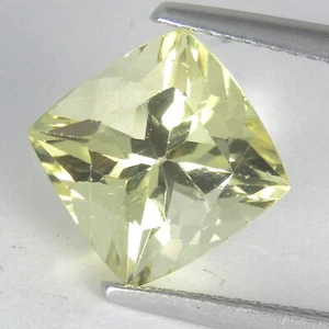 4.00Cts Winsome Natural Yellow Scapolite 9.5mm Cushion Shape Loose Gemstone - Picture 1 of 5