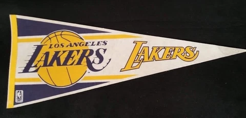 Los Angeles Lakers Licensed Pennant 12” x 30” Pre-Owned Cover
