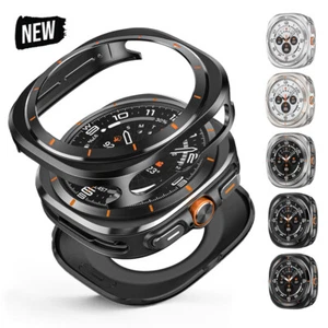 Luxury Metal + PC Bumper Case For Samsung Galaxy Watch Ultra 47mm Armor Cover - Picture 1 of 16