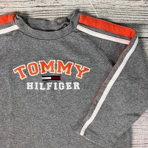 Vintage 1990s Tommy Hilfiger Spell Out Crewneck size Boys 5 - Picture 1 of 6