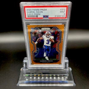 2020 Panini Disco Prizm #312 Gabriel Davis Bills RC Rookie PSA 9 MINT - Picture 1 of 2