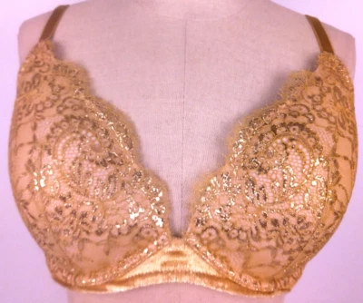 Victoria's Secret Muy Sexy Amarillo Con Aros Camiseta Sujetador Talla 32 DDD Foto 1 de 4