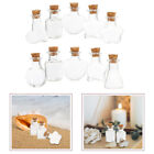 10Pcs Mini Glass Spell Bottles with Cork Lid for Wishing, Perfume, and Messages