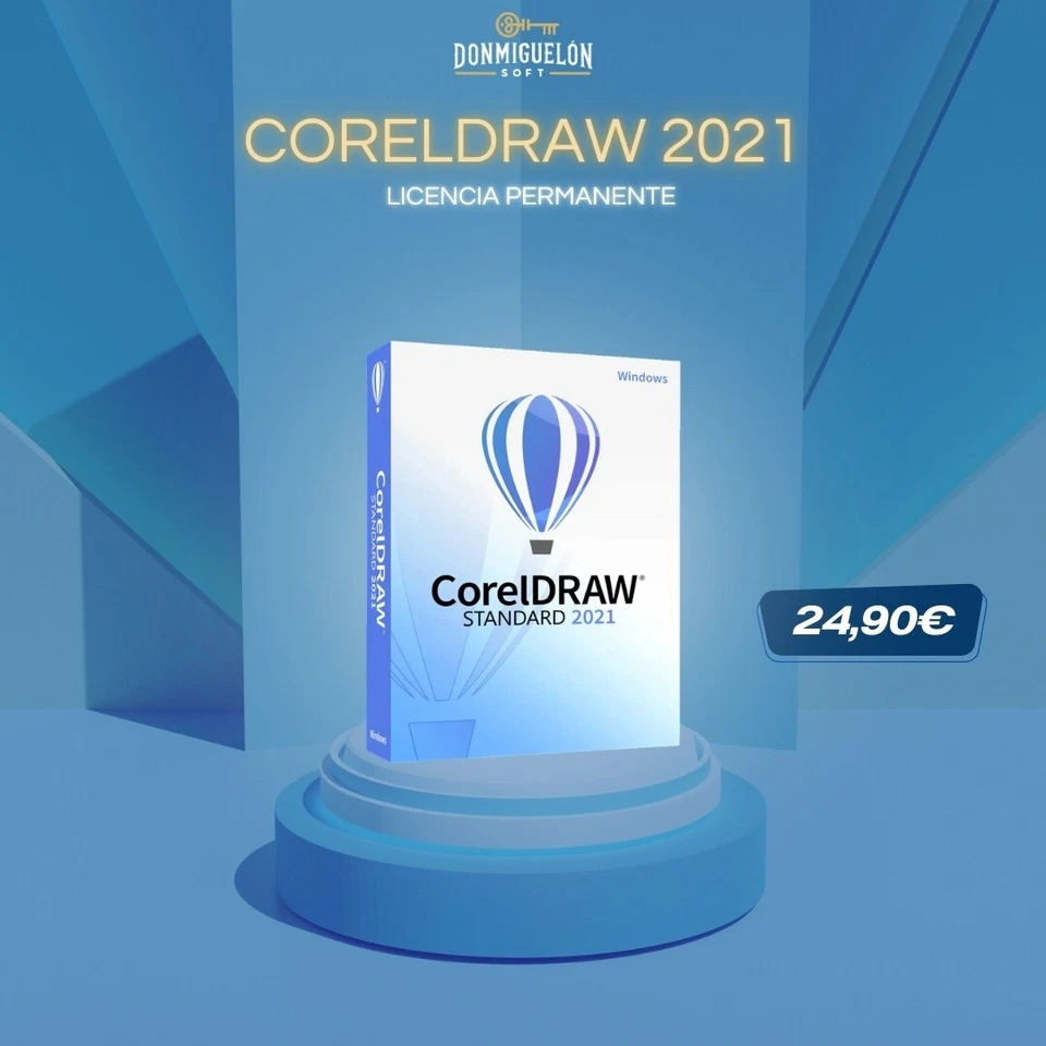 CorelDraw Standard 2021 - Permanente - Soporte 24/7 - Imagen 1 de 1