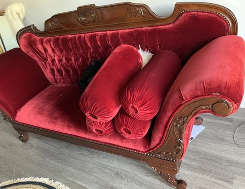 couch antique vintage sofa victorian Cover