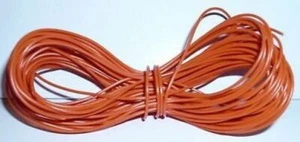 Model Railway/Railroad Layout/Power/Dropper Wire 10m Roll 16/0.2mm 3A Orange 1st - Picture 1 of 9