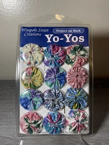 Yo-Yos (12) Pastel/Tye Dye  Wimpole Street Creations NIP Vintage Yo-yo Socks - Picture 1 of 2
