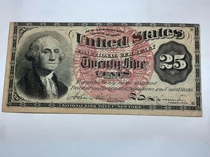 4th ISSUE 25 CENT FRACTIONAL CURRENCY GREAT CONDITION AND COLOR - Picture 1 of 12