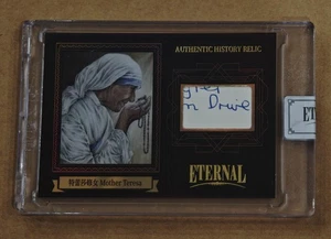 2024 ETERNAL CUTS WORLD RELIC 1/1 Mother Teresa - Picture 1 of 2