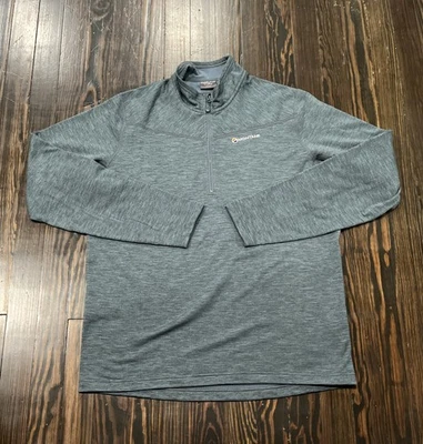 Pullover Montane 1/4 Cremallera Hombre XL Verde Azul Mezcla Poliéster  Foto 1 de 4
