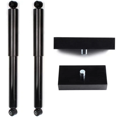 1" Rear Leveling Lift Kit + 2×Shock Struts For 2000-12 Ford F-350 Super Duty 2WD - Image 1 of 4