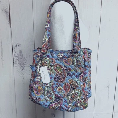 Cartera Vera Bradley Glenna en Provenza Cachemira Nueva con Etiquetas | Bolso de Hombro Acolchado Cartera Foto 1 de 4