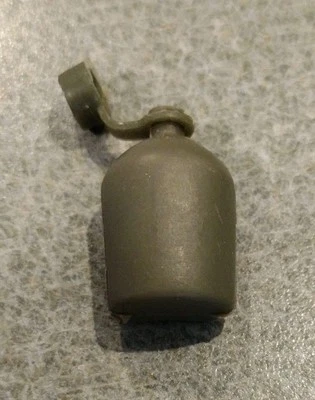 1960's Auth/Orig Marx Johnny West Stony Paratrooper Canteen w/Cap Lid Nice Cond - Image 1 of 2