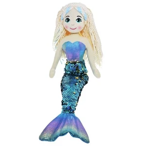 Muñeca Sirena Púrpura Juguete de Peluche Suave Lana 17"/45cm Criaturas Míticas - Imagen 1 de 3