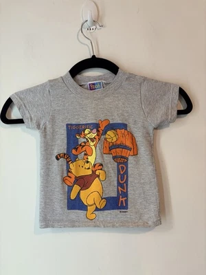 Camiseta De Colección Winnie The Pooh Niños 12 Meses Tigger Baloncesto Deportes Gris Foto 1 de 4
