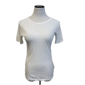 Yohji Yamamoto Short Sleeved Tee, Cotton, White, Size 2 - Picture 1 of 6