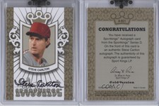 2010 Sportkings Series D Auto Gold Steve Carlton #A-SC1 Auto HOF