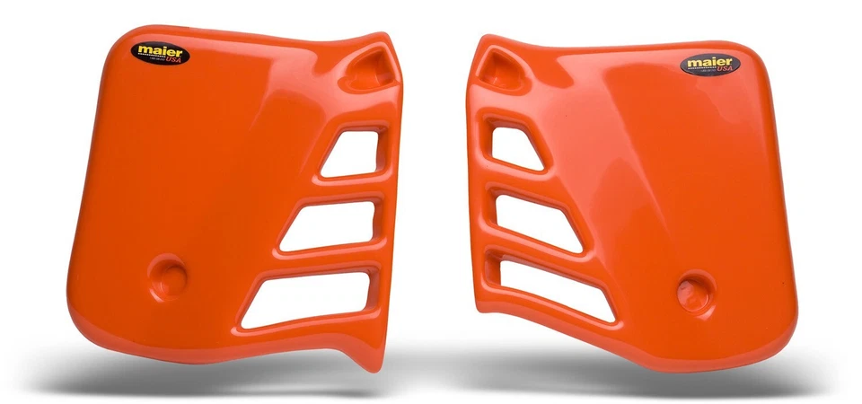 NUEVO HONDA CR250 85-87 NARANJA PLÁSTICO MOTO RADIADOR CUCHARAS Foto 1 de 1