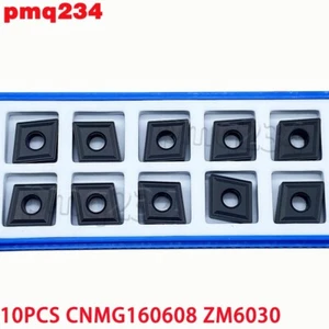 10PCS CNMG160608 ZM6030 Lathe CNC Carbide Turning Inserts Carbide Cutting Tools - Picture 1 of 4