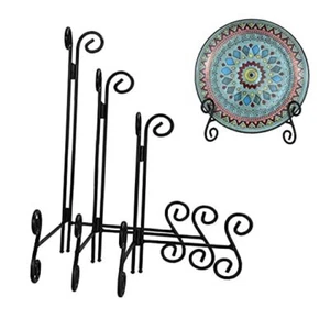 Plate Stand Pack 8+10+12 Inch Plate Holder for Display, 8+10+12 Inch - 3Pack 3 - Picture 1 of 7