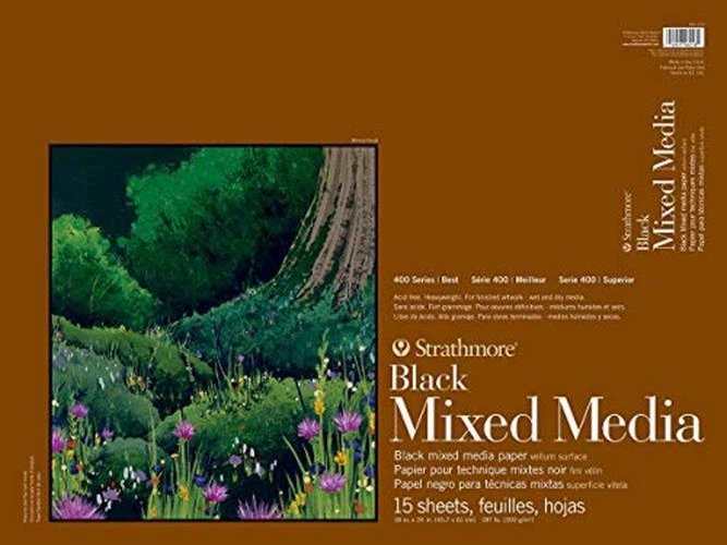 Papel multimedia mixta tonificado Strathmore colores surtidos, tamaños, nombres de patrones  Foto 1 de 1