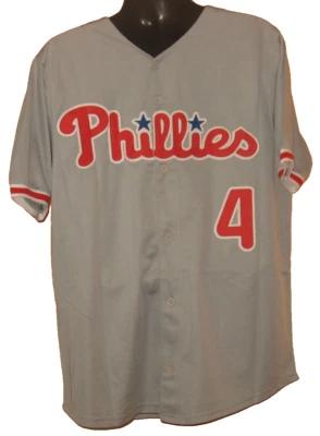 Camiseta deportiva personalizada autografiada firmada por Lenny Dykstra certificada por la JSA Auto Phillies Foto 1 de 4