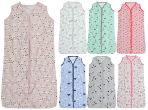 BABY SCHLAFSACK EX STORE BIO BAUMWOLLE 0/6 6/18M JUNGEN MÄDCHEN 0,5 Tog UNGEPOLSTERT - Bild 1 von 28