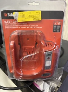 BLACK+DECKER Battery Charger, 9.6V to 24V (BDFC240)=Sealed package=NEW - Picture 1 of 3