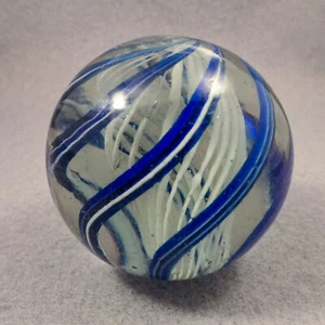 BB Marbles: SWIRL, Latticinio Core. 2-3/16". Near Mint (8.6). (BB851) - Picture 1 of 6