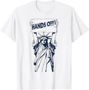 Resist Resistance Statue of Liberty Hands Off Protest T-Shirt S-5XL - Picture 1 of 4