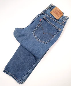 Vintage 90s Levis 512 Slim Fit Tapered Leg Jeans Size 9 M USA 28x32 High Waist - Picture 1 of 9