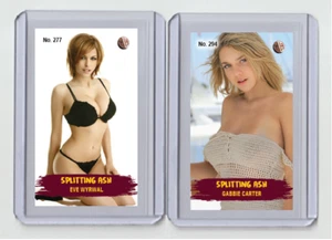 Tarjeta de tabaco Gabbie Carter rara MH Splitting Ash #'d 3/3 no. 294 - Imagen 1 de 1