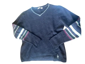 Smartwool Kids Girls Brown Long Sleeve Sweater Sz M Merino Wool  - Picture 1 of 5