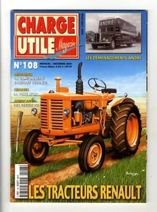 CHARGE UTILE N°108  DECEMBRE 2001  LES TRACTEURS RENAULT  Parfait état - Picture 1 of 2