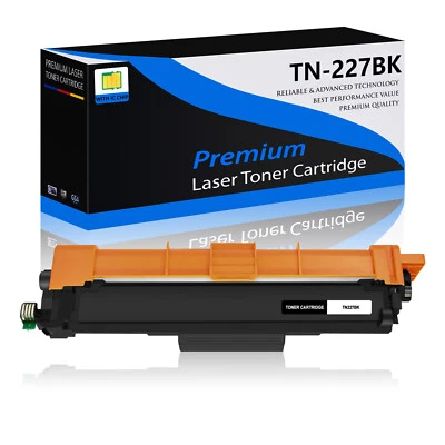 TN227 Black Toner Cartridge for Brother TN227BK HL-L3210CW MFC-L3710CW W/CHIP - Image 1 of 4