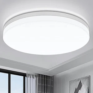 LED Flush Mount Ceiling Light 5000K Daylight LED Ceiling Light Fixture 9.5 Inch - Picture 1 of 12