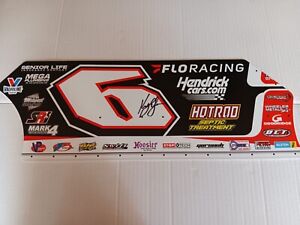 #6 KYLE LARSON SIGNED AUTOGRAPHED WORLD OF OUTLAWS LATE MODEL SIDE PANEL NASCAR