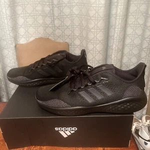 Talla 13 ADIDAS FLUIDFLOW 2.0 HOMBRE Núcleo Negro NUEVAS ZAPATILLAS DE CORRER ATLÉTICAS FZ1985 - Imagen 1 de 6