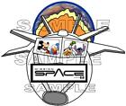 Disney World Epcot Mission Space Shuttle Ride Scrapbook Die Cut Piece