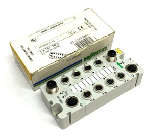 Módulo de E/S digital de 8 canales Wago 767-3801 Speedway 767 24 VDC 8 puertos M8 - Imagen 1 de 11