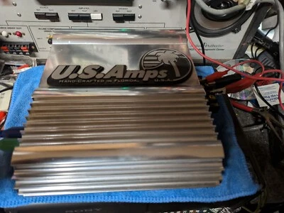 Rare VTG U.S. Amps USA-50 Old School 90s Car Stereo Amplifier US Hand Crafted  - Image 1 of 4