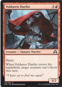 VOLDAREN DUELIST 191/297 SOMBRAS SOBRE INNISTRAD MTG MAGIC CASI NUEVO - Imagen 1 de 1