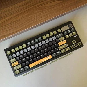 ZAKU GUNDAM PBT Translucent Keycaps Set SAX For Cherry MX Mechanical Keyboards - Picture 1 of 11