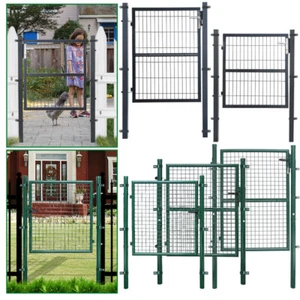 Gartentor Zauntor Gartenpforte Tor Doppelstabmattenzaun Zaun Gartentür Pforte - Bild 1 von 15