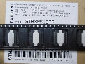 5PCS STA32613TR HIGH EFFICIENCY DIGITAL AUDIO SYSTEM IC 2.1 POWERSO36 STM5PCS - Picture 1 of 1