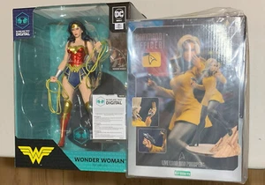 Kotobukiya Star Trek Bishoujo Command Officer & McFarlane Wonder Woman-2 Statues - Picture 1 of 13