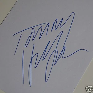 Tommy Hilfiger ( Designer ) 20x30cm Card  Autogramm / Autograph signed In Person - Bild 1 von 2