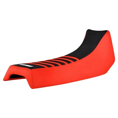 Cubierta de asiento Yamaha XT 250 350 1984-2000 ROJO BRILLANTE/NEGRO/ROJO BRILLANTE costilla #284 Foto 1 de 4
