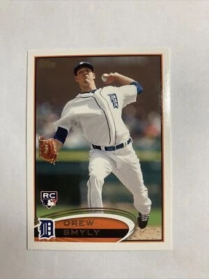 2012 Topps Mint Baseball MLB Rookie Card RC Drew Smyly US221 Detroit Tigers - Image 1 of 3
