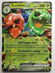 Carta Pokemon EX HOLO Scovillain 022/162 quasi nuova / m forze temporali $2 spedizione combinata - Foto 1 di 2